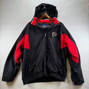 Atlanta Falcons Official Side-Line Jacket XL Reebok Team Apparel Windbreaker  - Picture 1 of 16
