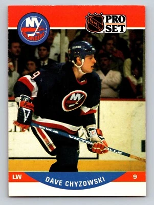1990 Pro Set 483 Dave Chyzowski New York Islanders - Image 1 of 2