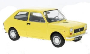 FIAT 127 - yellow - White Box 1:24 - Foto 1 di 6