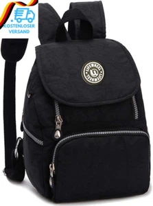 Lifewheel Mini Rucksack Damen Mädchen Klein Wasserdichter Nylon Lässiger Daypack - Bild 1 von 12