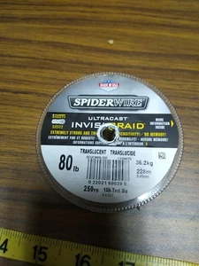 spider wire braided fishing line 80 Lb. - Picture 1 of 5