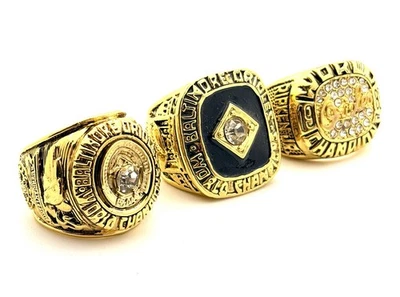 MLB / 1966  1970 1983 Baltimore Orioles World Series Championship Rings Set - Image 1 of 4