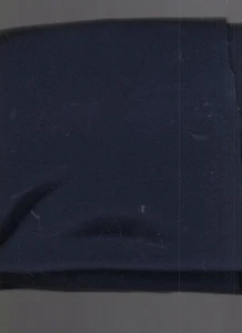 fabric 1 yard ribbing #40 100% cotton 38" wide navy blue - Picture 1 of 1