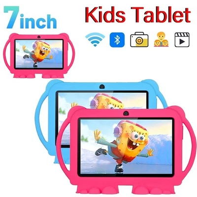 Kids Tablet 7 Inch, Android, 4GB+64GB Storage, Bundle, WIFI, Free Case T7 Gifts - Image 1 of 4