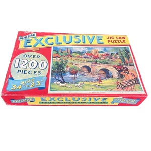 Philmar Vintage Esclusivo Jigsaws Giorni di Piacere Completo 1200 Pezzi - Foto 1 di 11