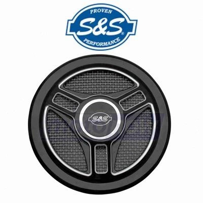 S&S Cycle Stealth Air Cleaner Cover for 2001-2003 Harley Davidson FXDXT Dyna wd Foto 1 de 4