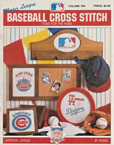 Major League Baseball - Cross Stitch PATTERN -Items for Your Home - Picture 1 of 4