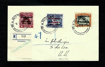 Islas Cook 1935 Evento Cubierta SG 113-115 KGV Plata Jubileo Estampillas En Cubierta Foto 1 de 2