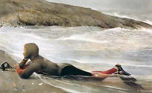 Andrew Wyeth: Scuba 22x30 Archival Quality Fine Art Print - Picture 1 of 1