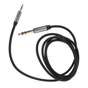 Auxiliary Cord 3.5mm To 6.35mm Cable Headphone Cable 3.5mm Nylon Braided - Picture 1 of 12