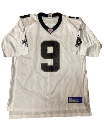 Reebok NFL Equipment New Orleans Saints Drew Brees Jersey Men’s Size XL White Cover