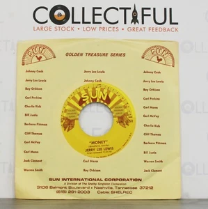 JERRY LEE LEWIS - MONEY - SUN #52 - GOLDEN TREASURE *EX* 7" SINGLE 🔥 - Picture 1 of 2
