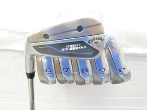 New LH Callaway Great Big Bertha Iron Set 5-PW NS Pro 850GH Regular Flex Steel - Picture 1 of 9