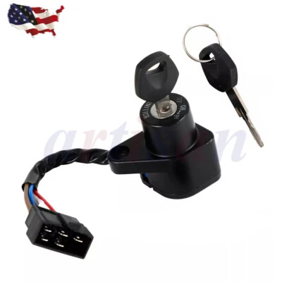 Interruptor de llave de encendido apto para Kawasaki Vulcan 500 EN500 LTD 1990-2009 227005-1204 EE. UU. Foto 1 de 4