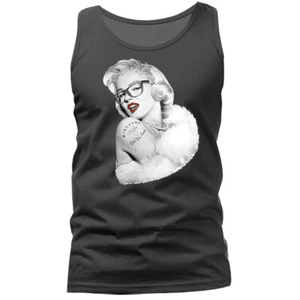 Nerd Monroe Grafik Tank Top - Bild 1 von 11