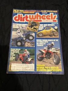 Dirt Wheels December 1986 Magazine,mongo 350X, Big Wheel 350X,Honda Foreman, - Picture 1 of 5