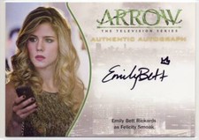 2015 Arrow Season 1 Autograph Bett Rickards A7 crown variant
