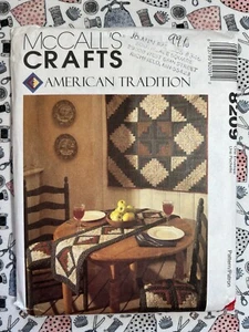 McCall's Sewing Pattern 8209 American Tradition Wall Hanging Placemat FF UNCUT - Picture 1 of 2