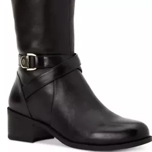 GIANI BERNINI Revaa Memory Foam Black Riding Boots - Women's 5.5 - Picture 1 of 5
