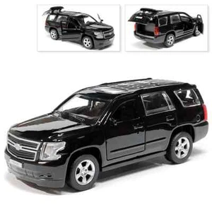 Chevrolet Tahoe Metal Model Diecast Car Scale, Collectible Toy Cars, Black, 1/36 - Picture 1 of 6