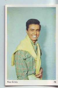petite carte gum card bon etat -  portrait Rex Gildo - (No 78) - Picture 1 of 1