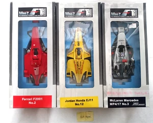 Kyosho Mini-Z F1 Body 3 Set Ferrari F2001/McLaren MP4/17/Jordan Honda EJ11 NEW - Picture 1 of 10