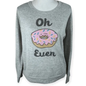 ALYA GRAY & PINK DONUT PULLOVER SZ.M EUC - Picture 1 of 6
