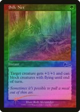 Silk Net FOIL Urza's Legacy HEAVILY PLD Green Common MAGIC MTG CARD ABUGames
