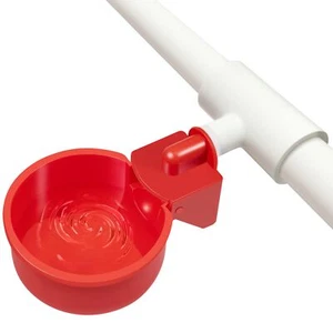 Hühnertränke 4er Pack Automatische Hühner Wasser Tasse und 1/2" PVC T-Stück FittingsLa... - Bild 1 von 6