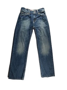 Levi's 514 Slim Straight Boys Jeans Blue Denim Youth Size 12 Regular 26 x 26 - Picture 1 of 11