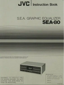 JVC SEA-80 Stereo Grafik Equalizer - Bedienungsanleitung EQ - BENUTZERHANDBUCH - Bild 1 von 1