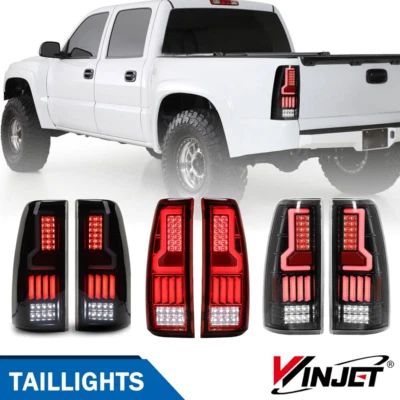 Luz trasera LED 1999-06 para Chevy Silverado 1500 2500 y 99-02 GMC Sierra lámpara de freno Foto 1 de 4