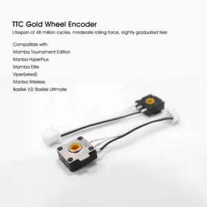 2PCS TTC Gold Mouse Wheel Encoder for Razer Mamba Elite Tournament Basilisk V2 - Picture 1 of 5