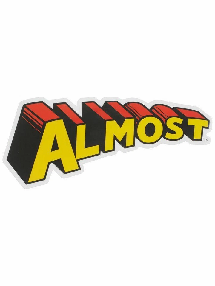 Almost Skateboards Super Logo Skateboard Decal Sticker 5.5" - Image 1 of 1