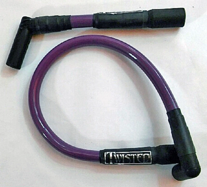 CABLES DE BUJÍA RETORCIDOS DE 12 mm Harley Softail Heritage FXST FAT BOY DEUCE DELUXE  Foto 1 de 2