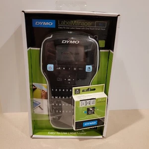 Dymo Label Manager 160 Easy To Use Label Maker 5 Font Sizes Black Extra Cassette - Picture 1 of 11