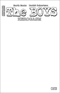 Blank THE BOYS HEROGASM #1 Sketch VARIANT 9.4 NM Fast Ship AUTHENTIX Dynamite - Picture 1 of 3