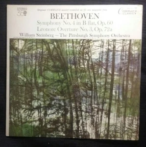 Beethoven No 4 B Flat Op 60 Lenore Overture No 3 72A Command 1961 LP NM - Picture 1 of 5
