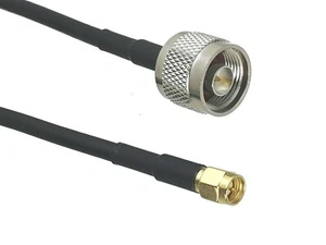 Cable RG58 N macho enchufe a SMA macho conector recto RF puente cola de cerdo - Imagen 1 de 10