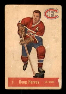 1957-58 Parkhurst #m1 Doug Harvey G Canadiens 549682 - Picture 1 of 2