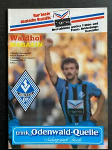 BL 86/87 SV Waldhof Mannheim - Sonderausgabe Vorrunde 1986/87 - Zdjęcie 1 z 6