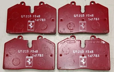 Pastilhas de freio Ferrari 348 Challenge_147783_traseira ou dianteira_1995_Conjunto de 4_GENUÍNA - Imagem 1 de 4