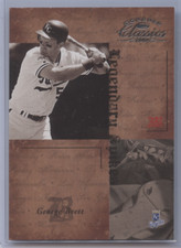 GEORGE BRETT 2004 DONRUSS CLASSICS LEGENDARY SPIKES SILVER /100 ROYALS