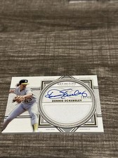 2022 Topps Definitive Collection Relic Autograph #DARC-ECK Dennis Eckersley /40