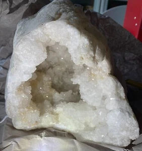 Geode weißer Quarz 3,3 KG (!) - Bild 1 von 6