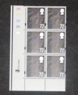 GB SCOTLAND  2006  72p Tartan definitive Plate block of 6 SG S120 MNH SALe x - Image 1 of 2