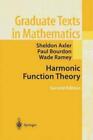Sheldon Axler Paul Bourdon Ramey Wade Harmonic Function Theory (Hardback)