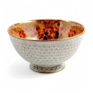 Daisy Makeig-Jones Wedgwood lustre bowl, diaper and goldfish, Z4826, c. 1915 - Picture 1 of 9