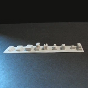 Jimmy Flintstone #SL50 HO Scale 9 pc Gasser Motor Accessories for Slot Car Body - Picture 1 of 2