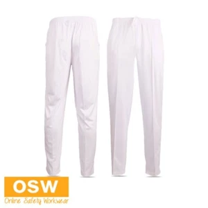 Kids' Cricket Comfort Covered Waistband Training & Competition Pants Easy Fit - Picture 1 of 5